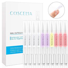 img 4 attached to 💅 10-Piece Cuticle Oil Pen Bulk Set for Nail Polish Repair - Nail Nourishment with Vitamins to Moisturize and Nourish Skin - Cuticle & Nail Care with 10 Flavors