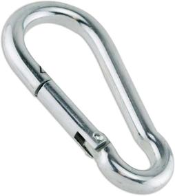 img 1 attached to Pack Steel Snap Spring Hooks Industrial Hardware