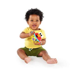 img 3 attached to 🎉 Fun and Stimulating Bright Starts Sesame Street Rattle: Jingle & Shake Elmo, Ideal for Babies 3-12 Months