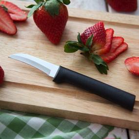 img 2 attached to 🔪 Rada Cutlery Granny Paring Knife, W200/2: Black Handle, Pack of 2