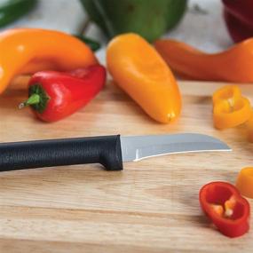 img 3 attached to 🔪 Rada Cutlery Granny Paring Knife, W200/2: Black Handle, Pack of 2