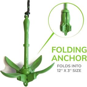 img 1 attached to 🚣 Gradient Fitness 3.5 lb Folding Marine Anchor: Grapnel Anchor Kit for Kayaks, Canoes, Paddle Boards (SUP)