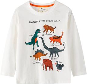 img 1 attached to 👕 HILEELANG Toddler Crewneck T-Shirts - Boys' Clothing and Tops, Tees & Shirts