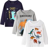 👕 hileelang toddler crewneck t-shirts - boys' clothing and tops, tees & shirts logo