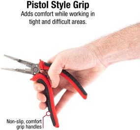 img 3 attached to Pistol Grip Needle Electrician Pliers