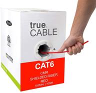 truecable cat6 экранированный кабель для вертикальных переходов (cmr) логотип