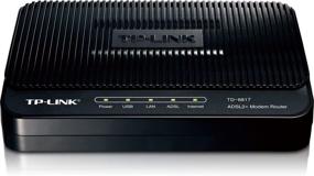 img 4 attached to TP-LINK TD-8817 ADSL2+ Modem with 1 RJ45 and 1 USB Port, Bridge Mode, NAT Router, Annex A Support, ADSL Splitter, High-Speed 24Mbps Downstream