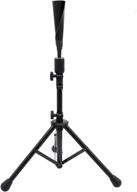 premium tripod baseball and softball batting tee, weighted stand with rubber tee, portable training tool for hitting practice and travel logo