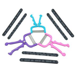 img 1 attached to 🪡 GARASANI Portable Facial Hair Removal Threader for Face, Beauty Epilator Tool Tongs 1Pcs + 2Pcs Nail Files in Assorted Colors