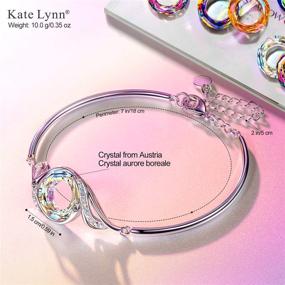 img 3 attached to 🔥 Kate Lynn Nirvana of Phoenix Bracelet: Adjustable Slider Bangle for Women, Lucky Gift for Girlfriend, Wife, Mom & Friends - Jewelry with Gift Box