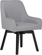 🪑 heather gray studio designs home 70147 spire swivel task chair - 25.5" w x 24" d x 35.5" h логотип