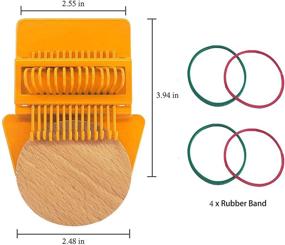 img 3 attached to 👖 Small Weaving Loom for Visible Mending Jeans - Speedweve Style Darning Tool with 14 Hooks, Ideal for DIY Artful Patterns and Fabric Repairs