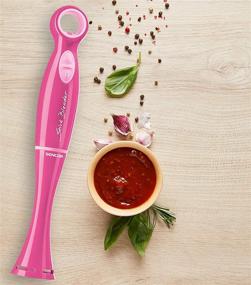 img 3 attached to 🥑 Sencor SHB3328RS Pink Hand Blender - Quiet 5-Speed with Turbo and Variable Speed Control