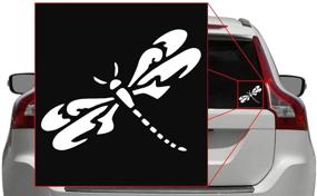 img 2 attached to 🐉 New White 5" Vinyl STICKER/DECAL - DRAGONFLY
