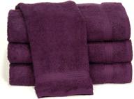 🍆 doctor joe ambassador eggplant (dark purple) lint-free car wash and detailing towels – 16" x 28" – pack of 12 logo
