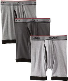 img 1 attached to Трусы-боксеры Hanes Big Boys' Platinum Ringer (набор из 3 штук): удобное и стильное нижнее белье для мальчиков.