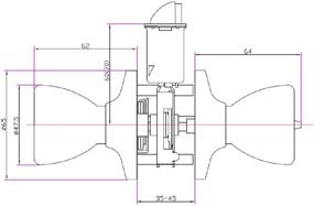 img 1 attached to 🔑 Enhanced SEO: Upgrade your Entry with Design House 728295 Terrace 6-Way Universal Door Knob in Polished Brass, 1 inch