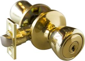 img 4 attached to 🔑 Enhanced SEO: Upgrade your Entry with Design House 728295 Terrace 6-Way Universal Door Knob in Polished Brass, 1 inch