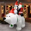 christmas inflatables outdoor decorations inflatable seasonal decor in outdoor holiday decor logo