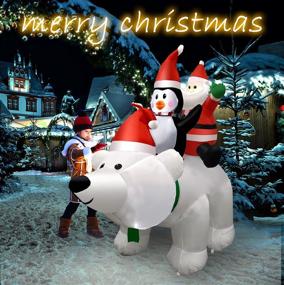 img 3 attached to Christmas Inflatables Outdoor Decorations Inflatable Seasonal Decor in Outdoor Holiday Decor