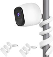 📷 flexible twist mount for arlo pro 2, arlo ultra, arlo pro, arlo baby, arlo pro 3, wyze - attach your arlo camera anywhere with 2 pack wall mount bracket - white logo