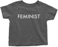 mikspress feminist toddler outfit clothes girls' clothing logo