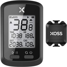 img 4 attached to XOSS G+ GPS Bike Computer ANT+ with Smart Cadence Sensor and Bluetooth Connectivity - Wireless Bicycle Speedometer Odometer, Waterproof MTB Tracker for All Bikes (Includes XOSS Heart Rate Monitor Support)