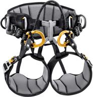 petzl sequoia harness black yellow outdoor recreation logo