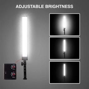 img 1 attached to 📸 Heorryn Photography LED Lighting Kit: Bi-Color 192PCS LED 3200-5500K Dimmable Video Light for YouTube Filming