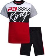 👦 french legend boys' clothing sets by quad seven - 2 piece collection logo