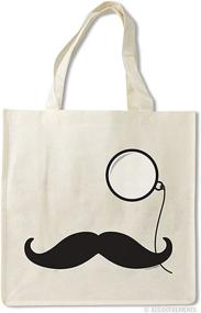 img 3 attached to 🎩 Stylish Bag with Mustache and Monocle Accoutrements