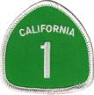 california highway green road sign logo