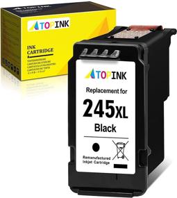 img 4 attached to 🖨️ ATOPINK Remanufactured Ink Cartridge Replacement for Canon PG-245XL 245 XL 245XL PG-245 PG-243 (1 Black) Compatible with Pixma MX492 TR4520 TR4522 MX490 MG3022 MG2922 MG3320 MG2520 TR4527 TS202 Printer