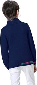img 3 attached to 🧣 BASADINA Boys Thickened Turtleneck Sweater: Warm and Stylish Boys' Clothing at Sweaters Unlimited