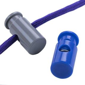 img 1 attached to PARACORD PLANET Single Barrel Cord Lock with Top Hole - Available in Various Colors and Pack Sizes