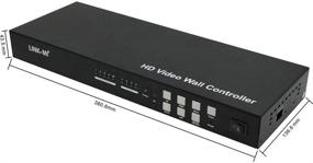 img 3 attached to 🖥️ LINK-MI Video Wall Controller 3x3 2x2 1x4 3x1- HDMI VGA AV USB Input for LCD LED Video Wall Display with Control4 Driver & Cascading Function - Supports 3x3