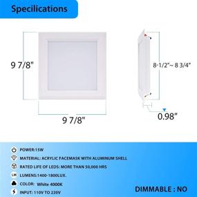 img 3 attached to 💡 High-Performance Recessed Ceiling Downlight: 1400 Lumens Industrial Electrical Solution