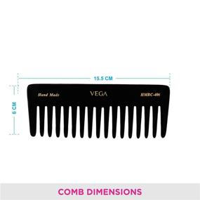 img 3 attached to Vega Handmade Black Comb HMBC 406
