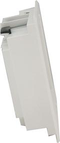img 2 attached to 🔌 Arlington LVU2W-1 Recessed Low Voltage Mounting Bracket & Paintable Wall Plate, Double Gang, White