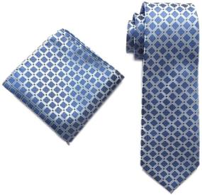 img 4 attached to 👔 Modern Necktie for Men: Secdtie Spring Gingham Accessories - Ties, Cummerbunds & Pocket Squares