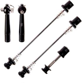 img 4 attached to Secure Your Bike with the evo Quick Release Skewer Set: Anti-Theft 3 Piece Locking Skewers