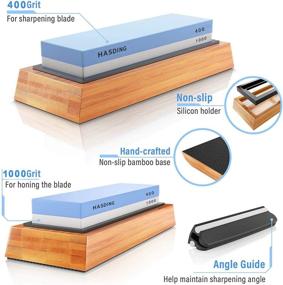 img 3 attached to 🔪 Whetstone Sharpening Waterstone Sharpener - The Ultimate Tool for Precise Blade Sharpening