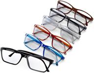 👓 enhance your reading experience with new york reading blocking glasses logo