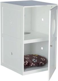 img 2 attached to 🐱 TRIXIE 2-Story Litter Box Enclosure and Cat Home: Stylish Furniture for Your Pet