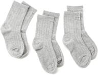 organic crew socks for boys by country kids - pack of 3 pairs logo