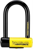 kryptonite new york lock fahgettaboutit mini 18mm u-lock bike lock , black logo