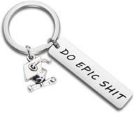 maofaed epic graduation keychain gift - perfect for him or her logo