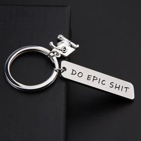 img 3 attached to MAOFAED Epic Graduation Keychain Gift - Perfect for Him or Her