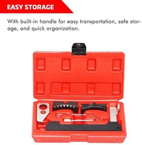 img 1 attached to 🔧 Chevy Cruze Aveo Camshaft Tensioning Tool Kit - Compatible with Alfa Romeo Fiat 16V 1.4 1.6 1.8 - Engine Alignment & Timing Belt En6340 Km6340