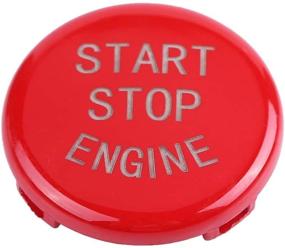 img 2 attached to Car Engine Start Stop Switch Button Cover For E Chassis 3 Series E90 E91 E92 E93 5 Series E60 2004-2009 X1 E84 X3 E83 X5 E70X6 E71X6 E72(Red)